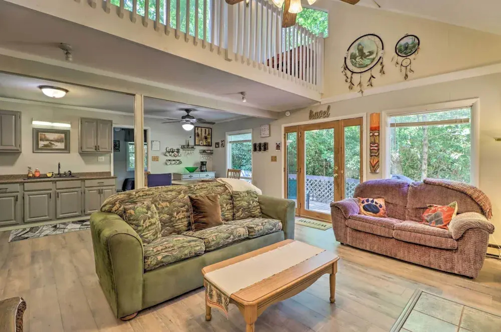 Walk to Lake Harmony: Cabin w/ Fire Pit & Decks!