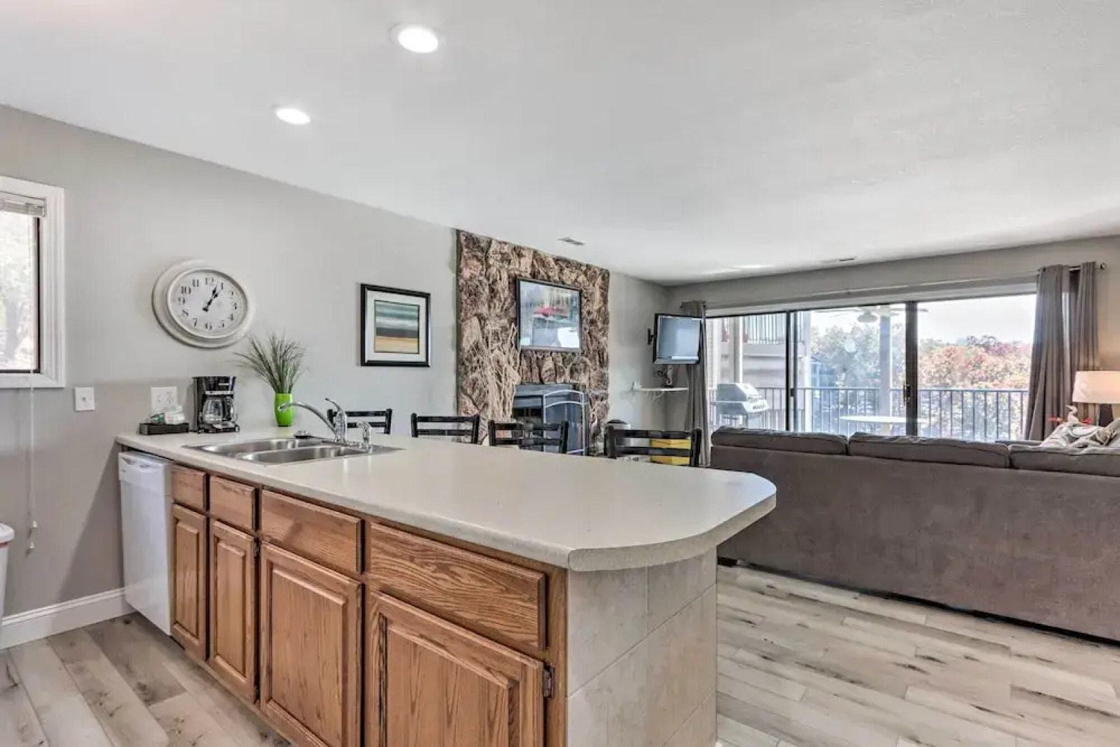 Fireplace & Water Views: Lake Ozark Condo!