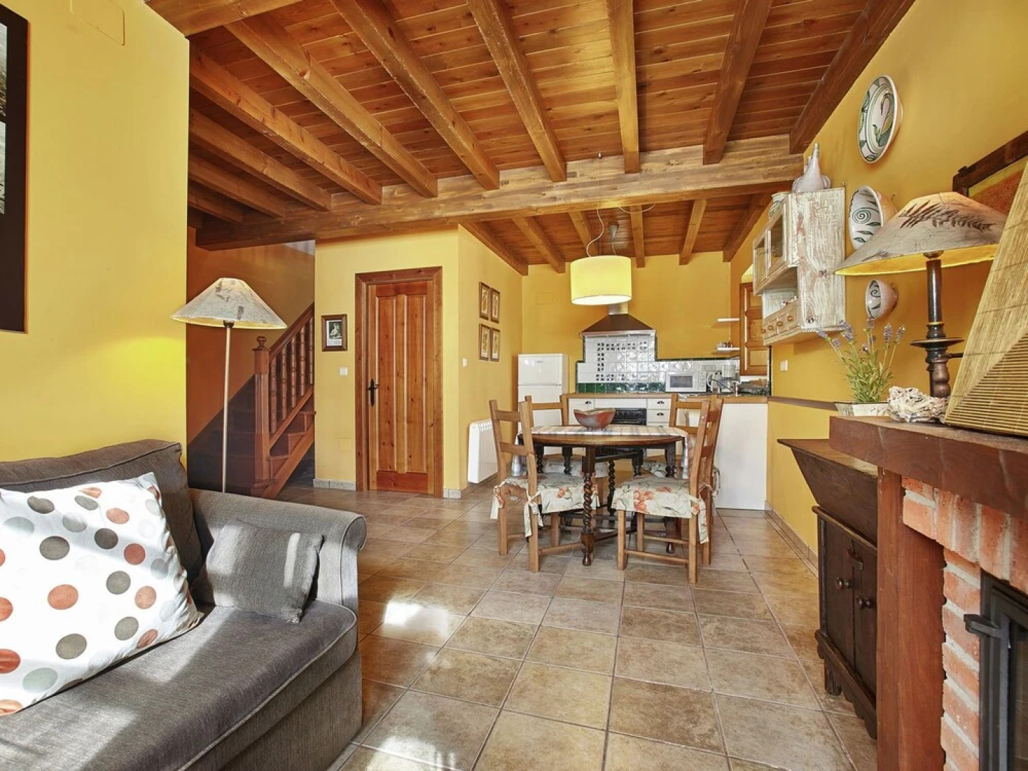 Inviting Mansion in Nava With Swimming Pool