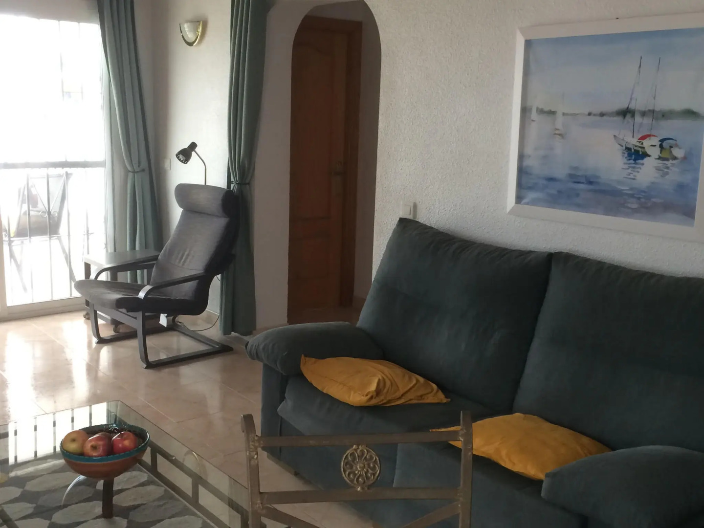 Inviting holiday home in Puente de Salia with roofed terrace