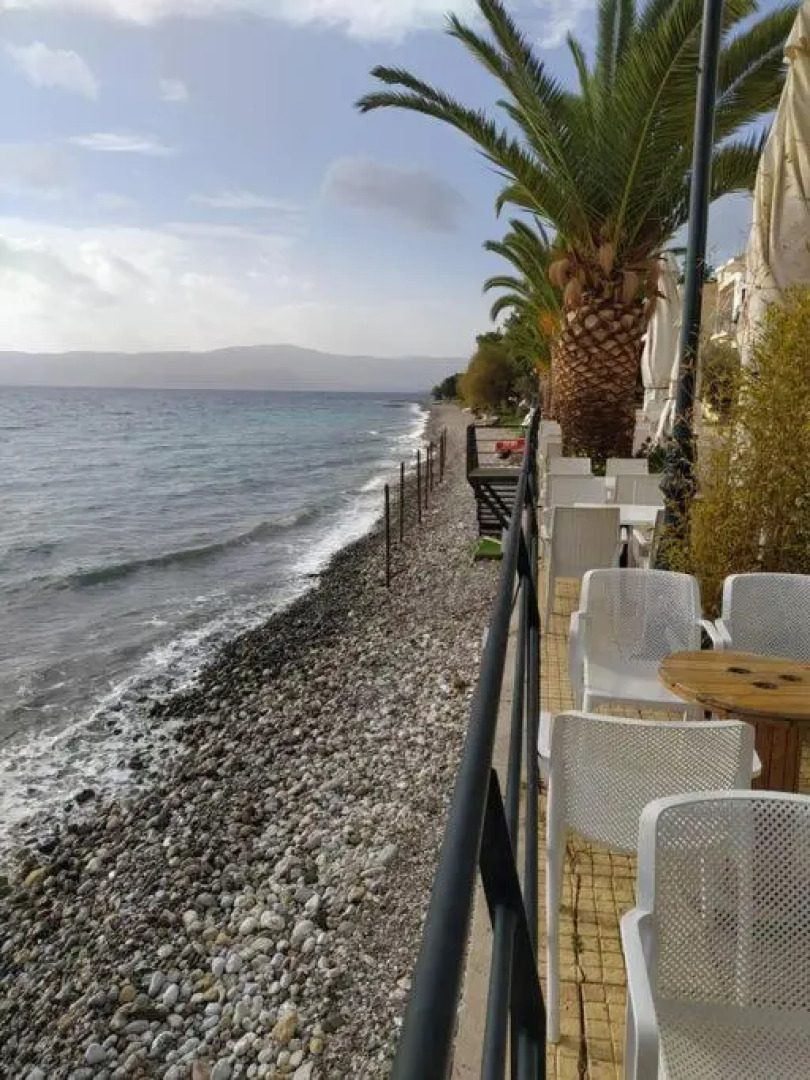 Doll house next to the sea