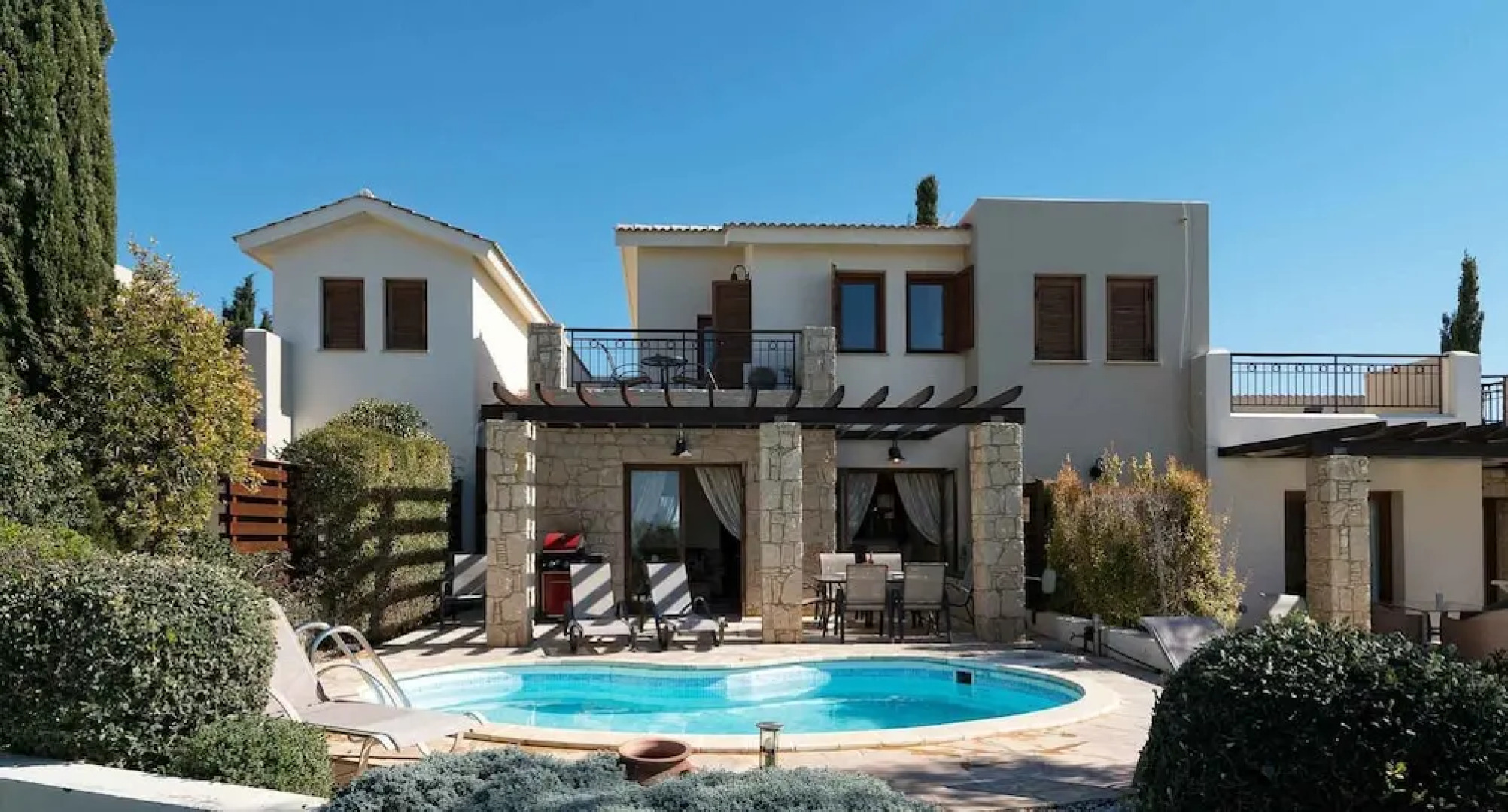 Lovely 2 bedroom Villa Kornos HG33 with private pool and golf course views, In the heart of Aphrodite Hills, near resort centre