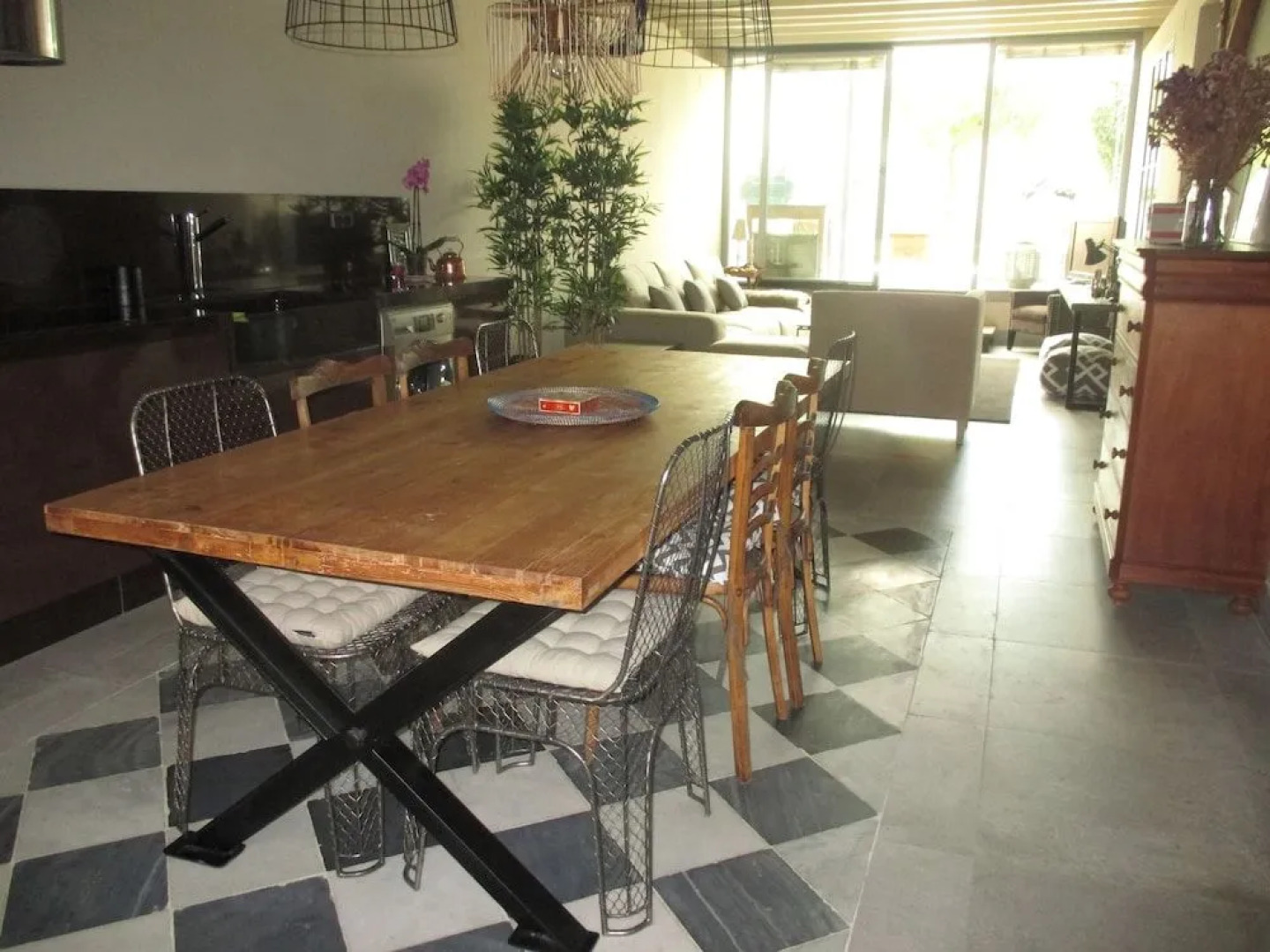 Apartamento Bizcocheros con piscina y jardin