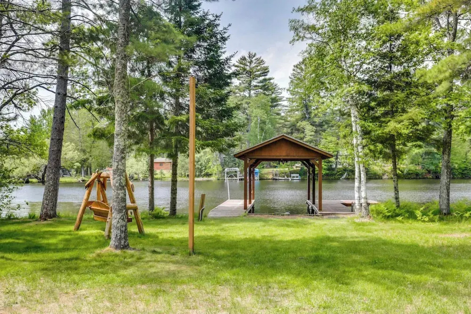 Waterfront Eagle River Home w/ Dock + Fire Pit!