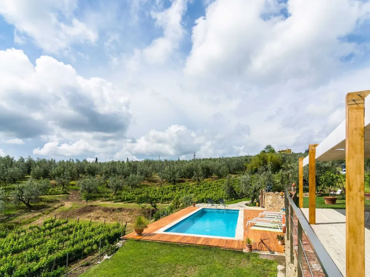 Farmhouse in Vinci With Pool and Tuscan Views