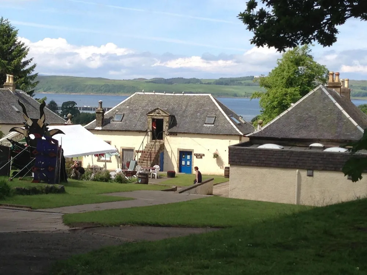 Charming Yurt in Kelburn Estate Near Largs