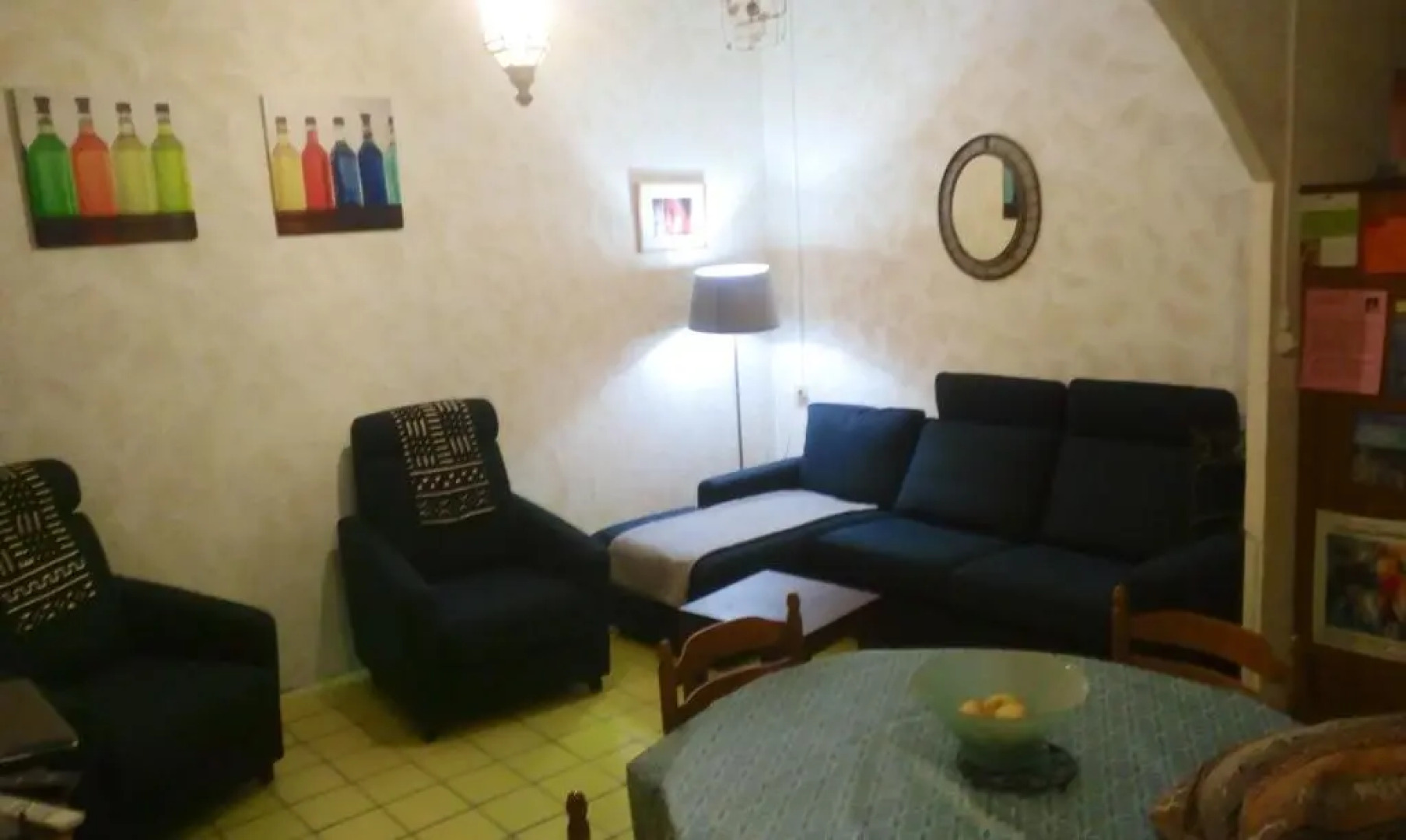 Maison de 3 chambres avec vue sur la ville jardin clos et wifi a Reillanne