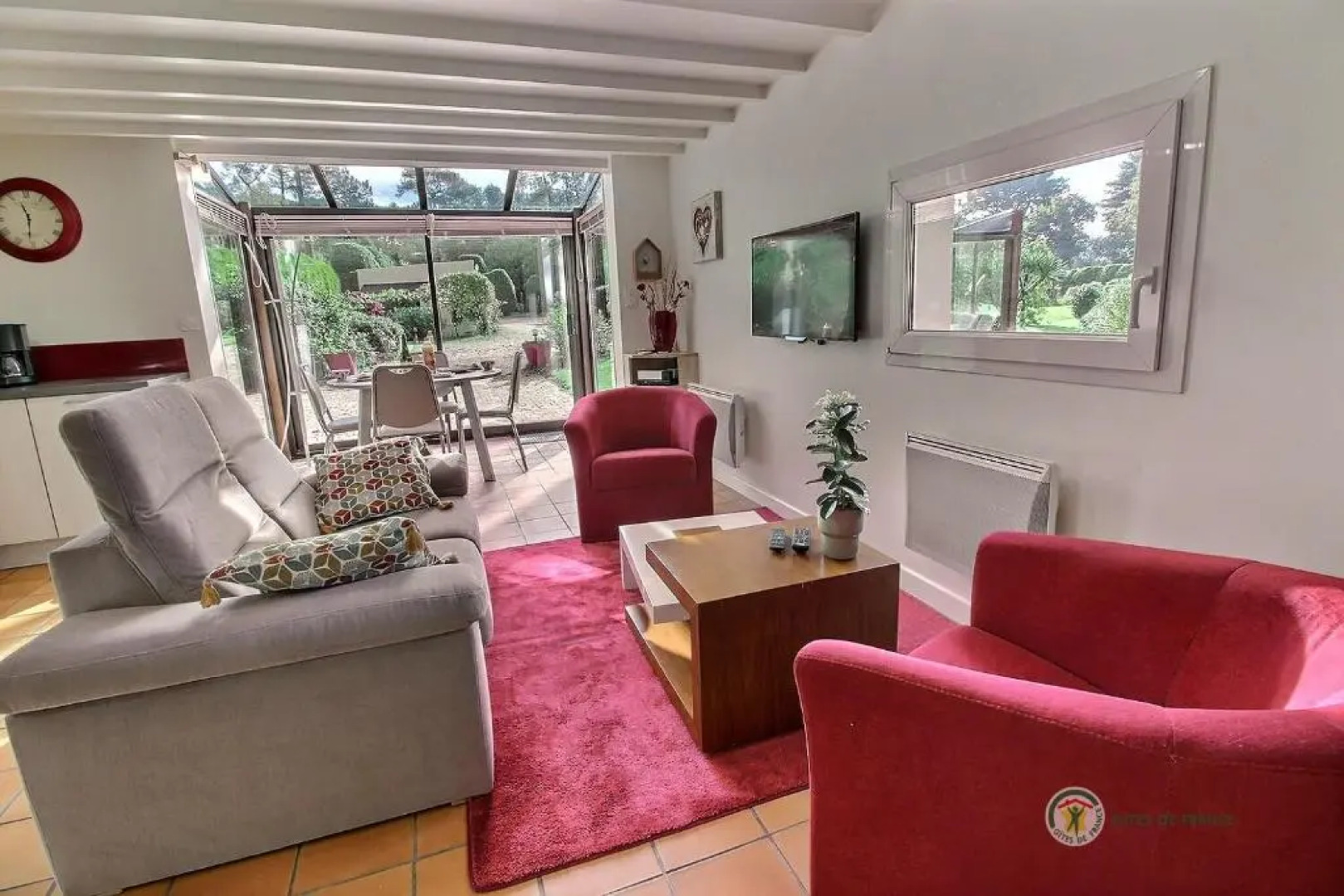 at the gite du bois damore in a quiet area 25km from the city - from the sea