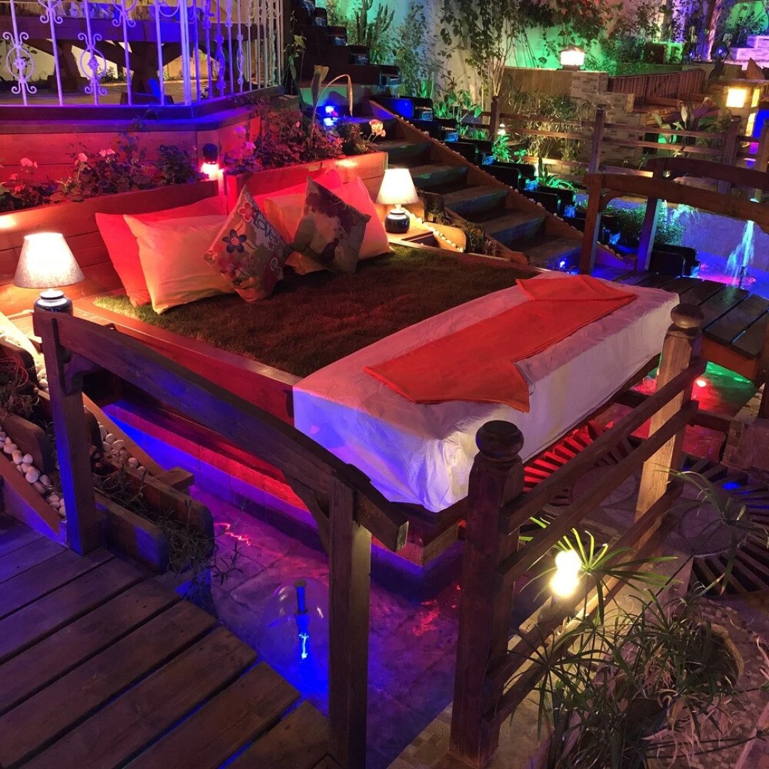 Wooden Water Fall Chalet