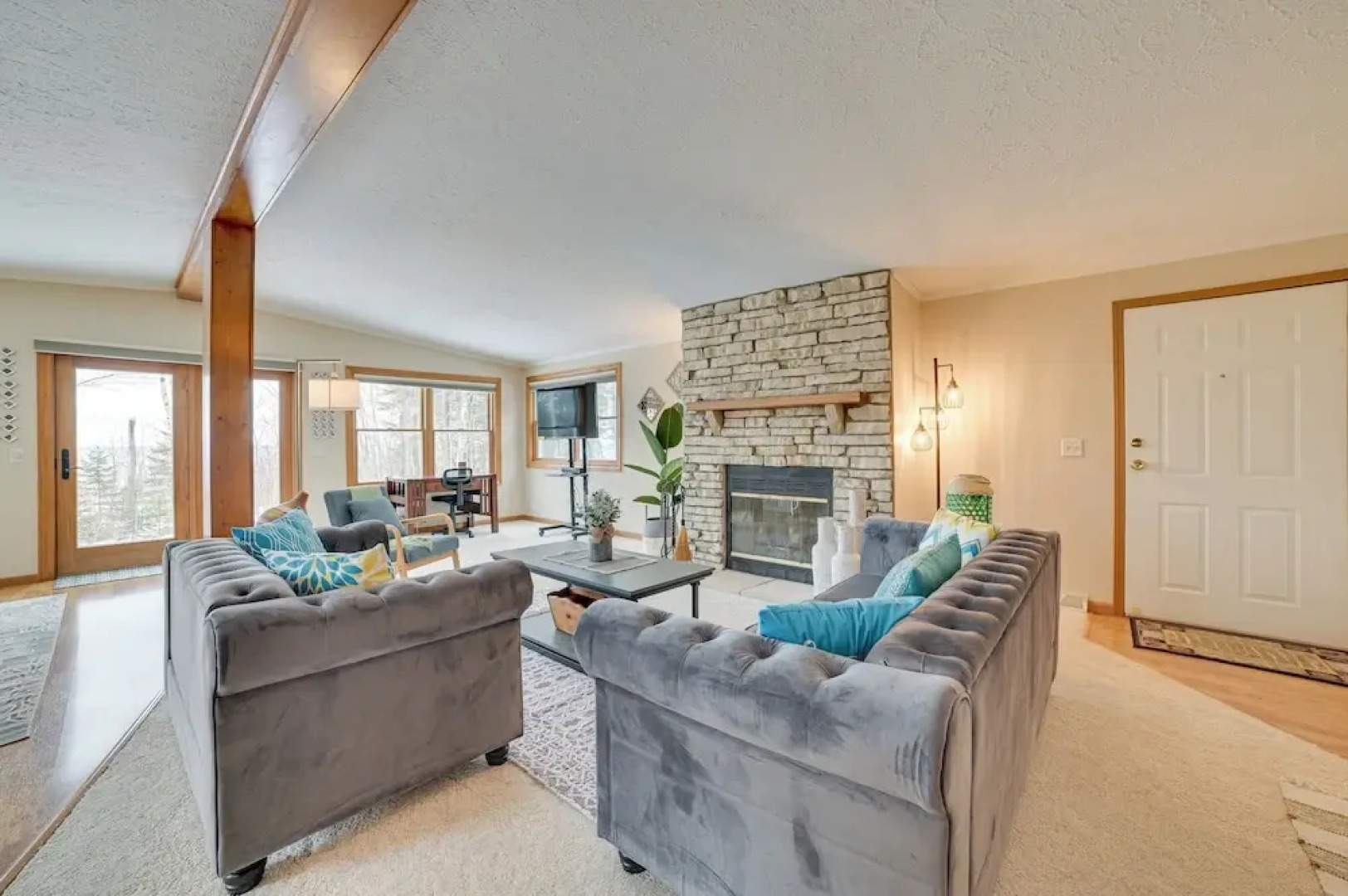 Cheboygan Getaway w/ Fire Pit & Lake Access!