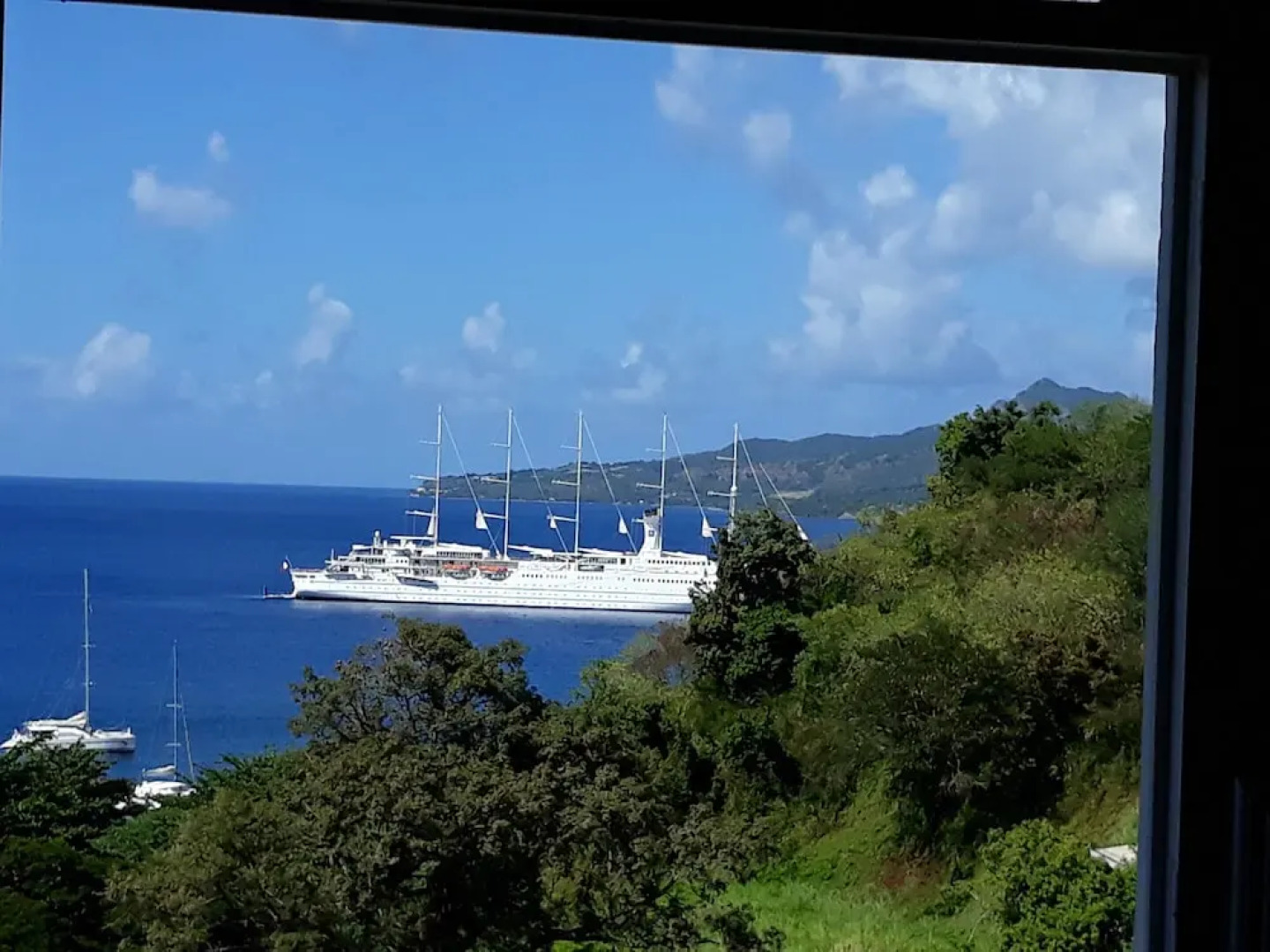 House with 2 Bedrooms in Le Carbet, with Wonderful Sea View, Furnished Garden And Wifi - 500 M From the Beach