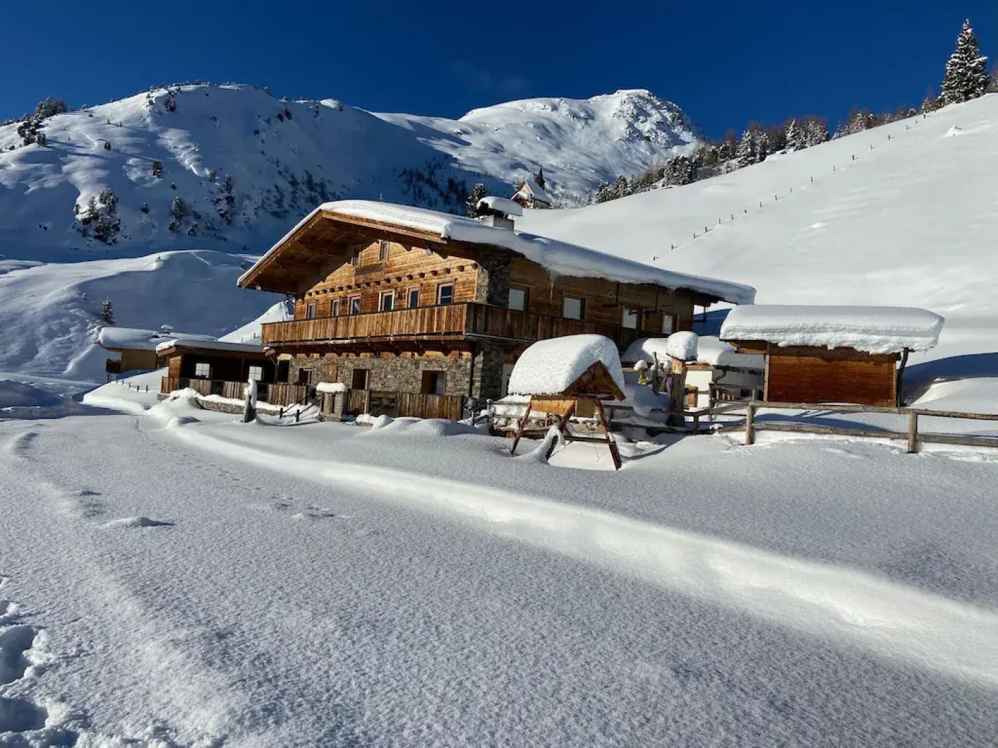 Unique Large Alpine Pasture in the Middle of the Zillertal Mountains