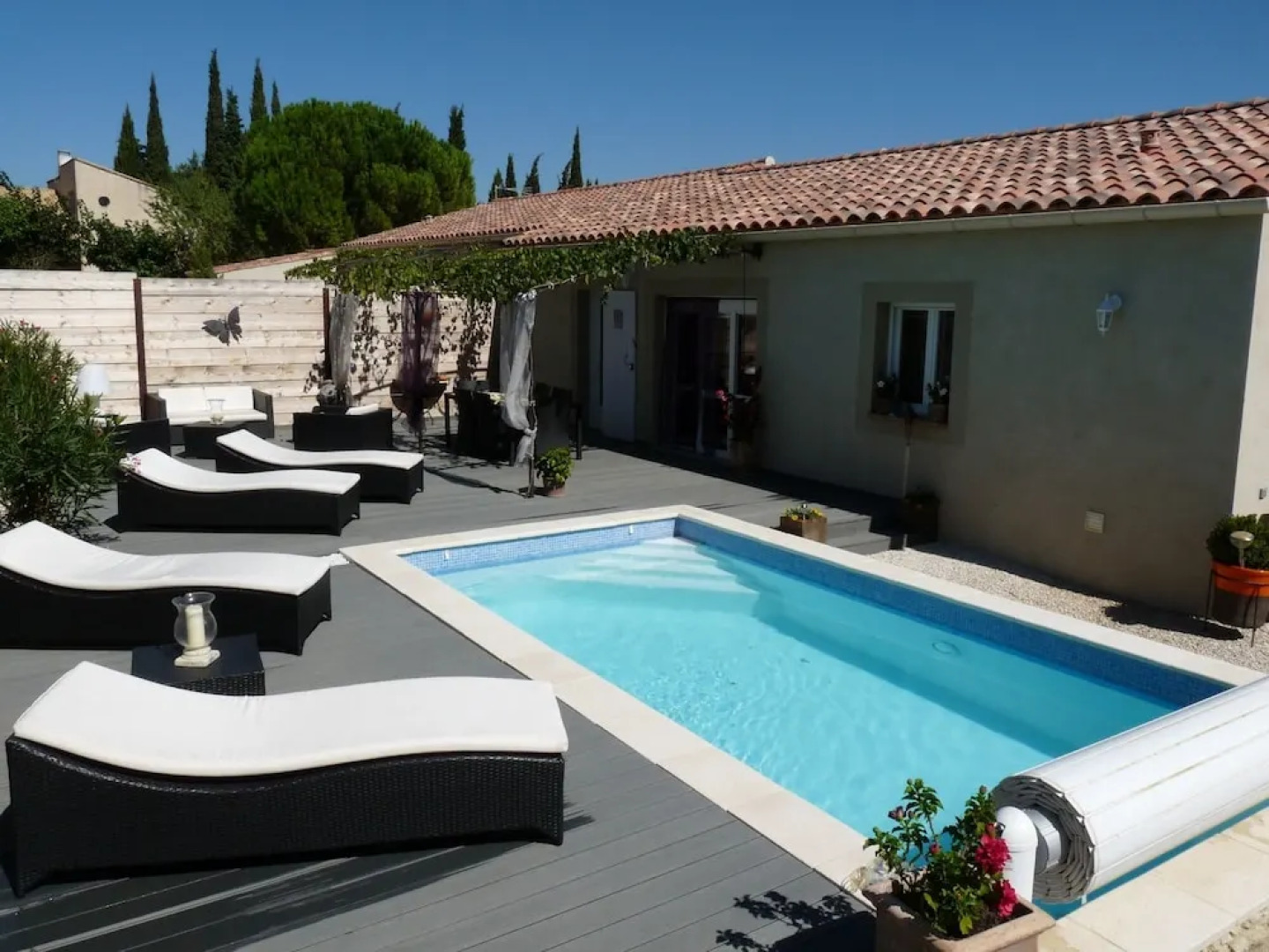 Villa With 3 Bedrooms in Tavel, With Private Pool, Enclosed Garden and