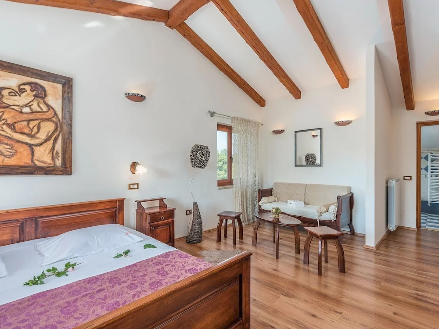 Rustically Furnished Villa With Swimming Pool and Spacious Yard Near Labin