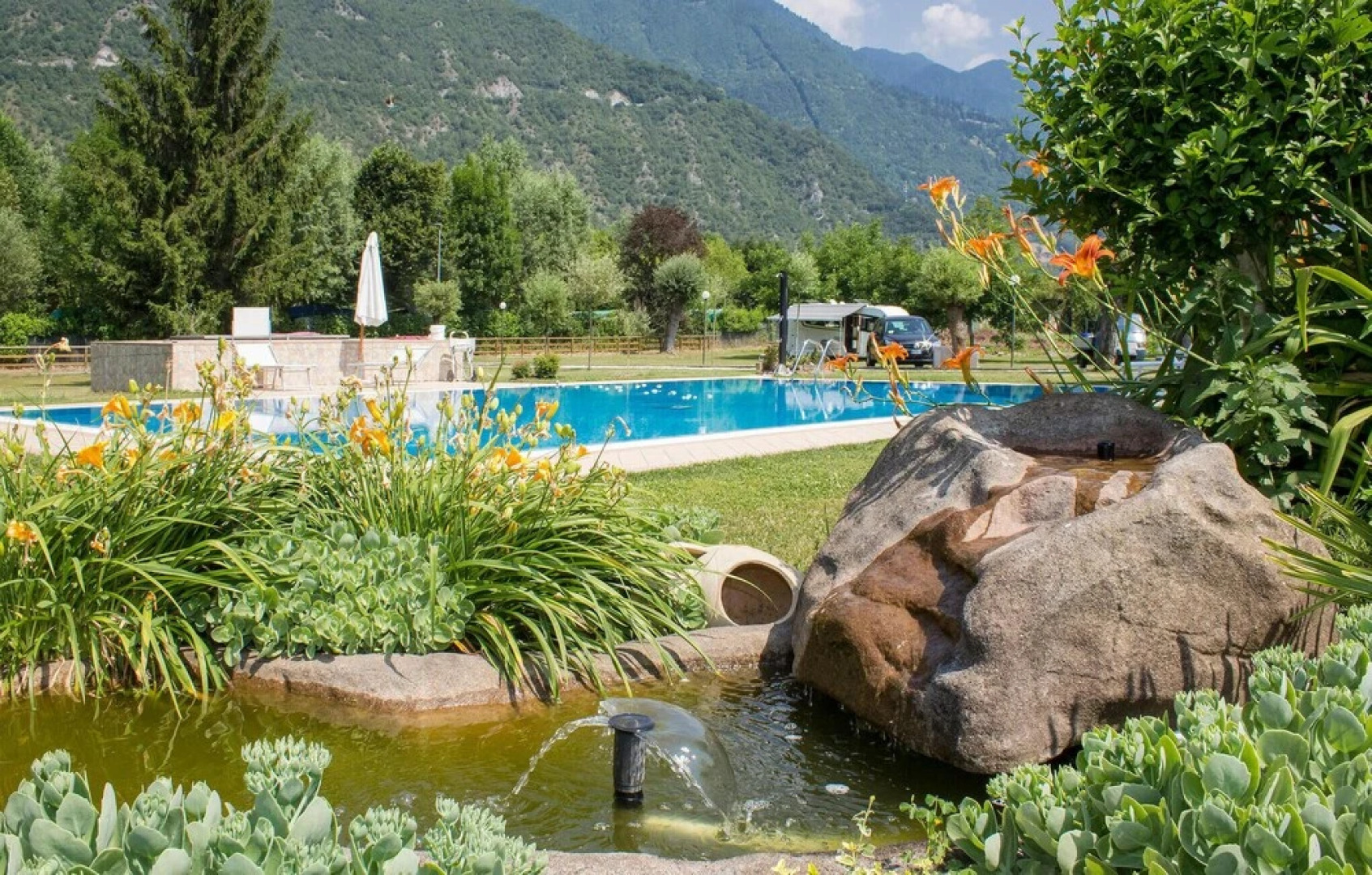 Beautiful Apartment in Ponte Caffaro With Outdoor Swimming Pool, Wifi and 1 Bedrooms