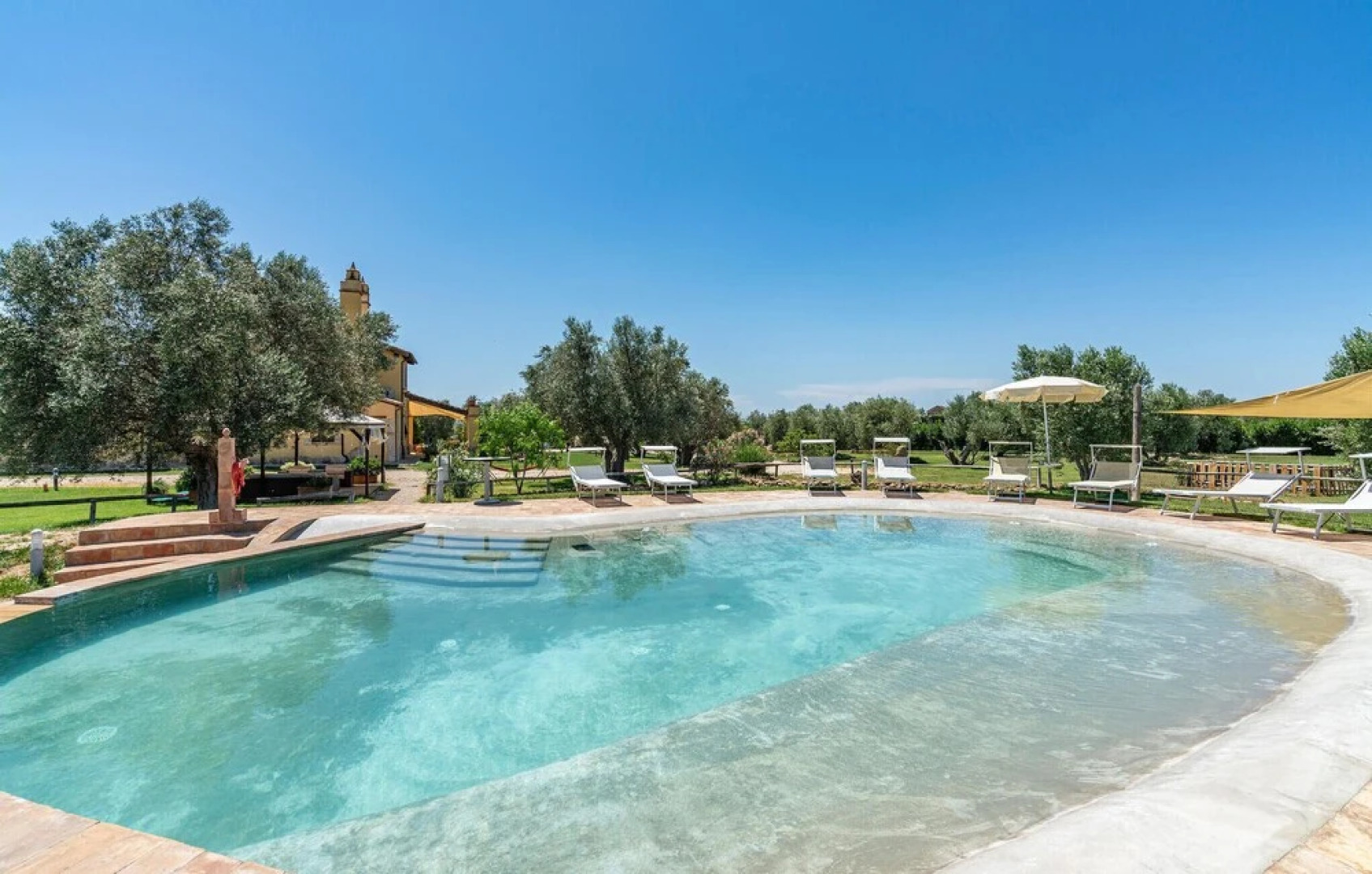 Stunning Home in Canino VT With 6 Bedrooms, Sauna and Private Swimming Pool