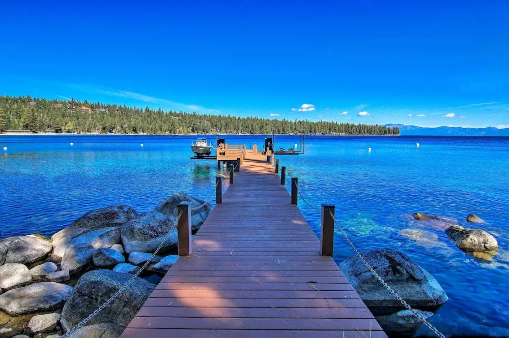 Dock Access & Hot Tub: Waterfront Meeks Bay Home