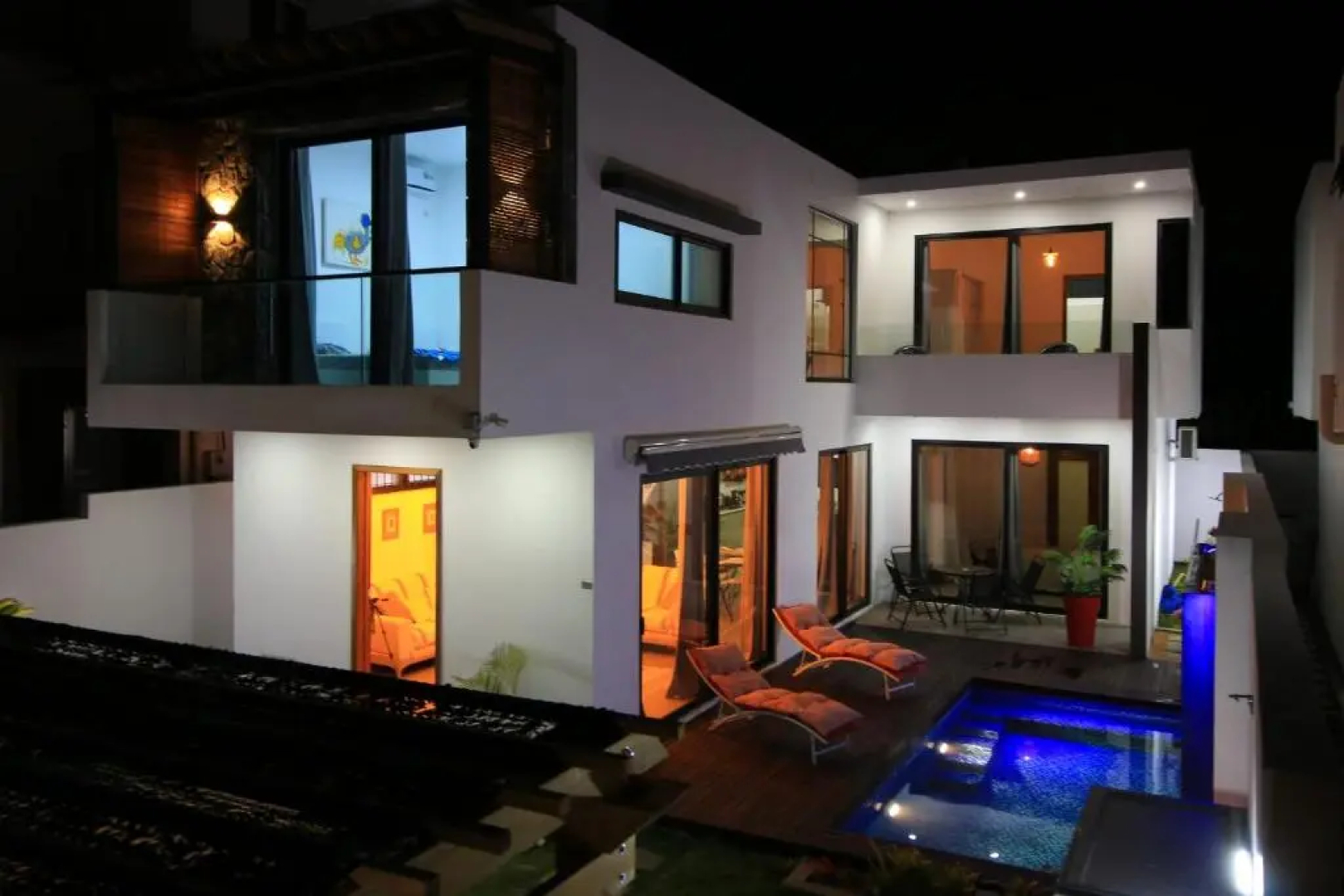 Villa Grain de café, 3 chambres piscine accès plage