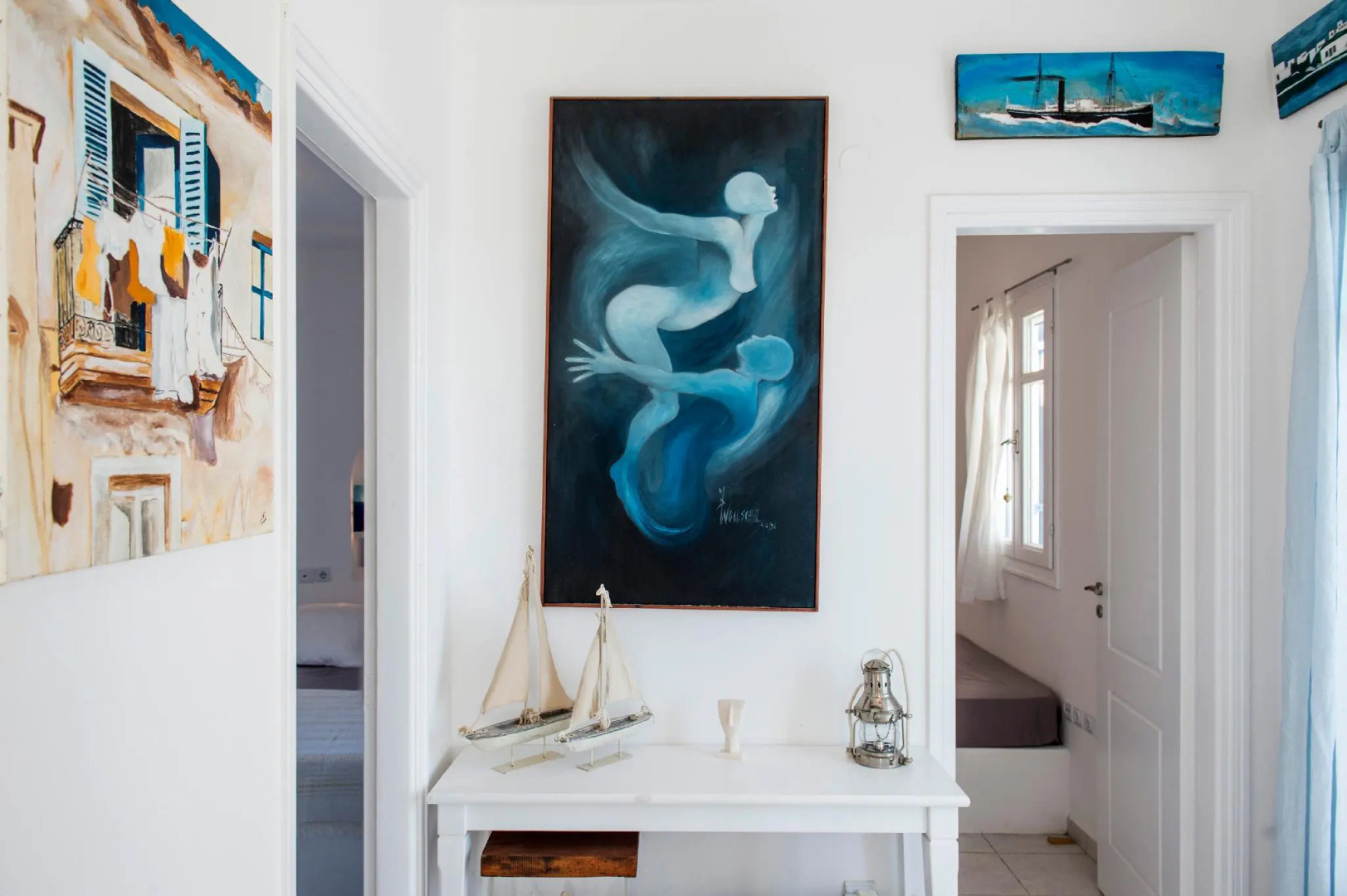 Aiolos home, amazing sea view, 2min from Logaras