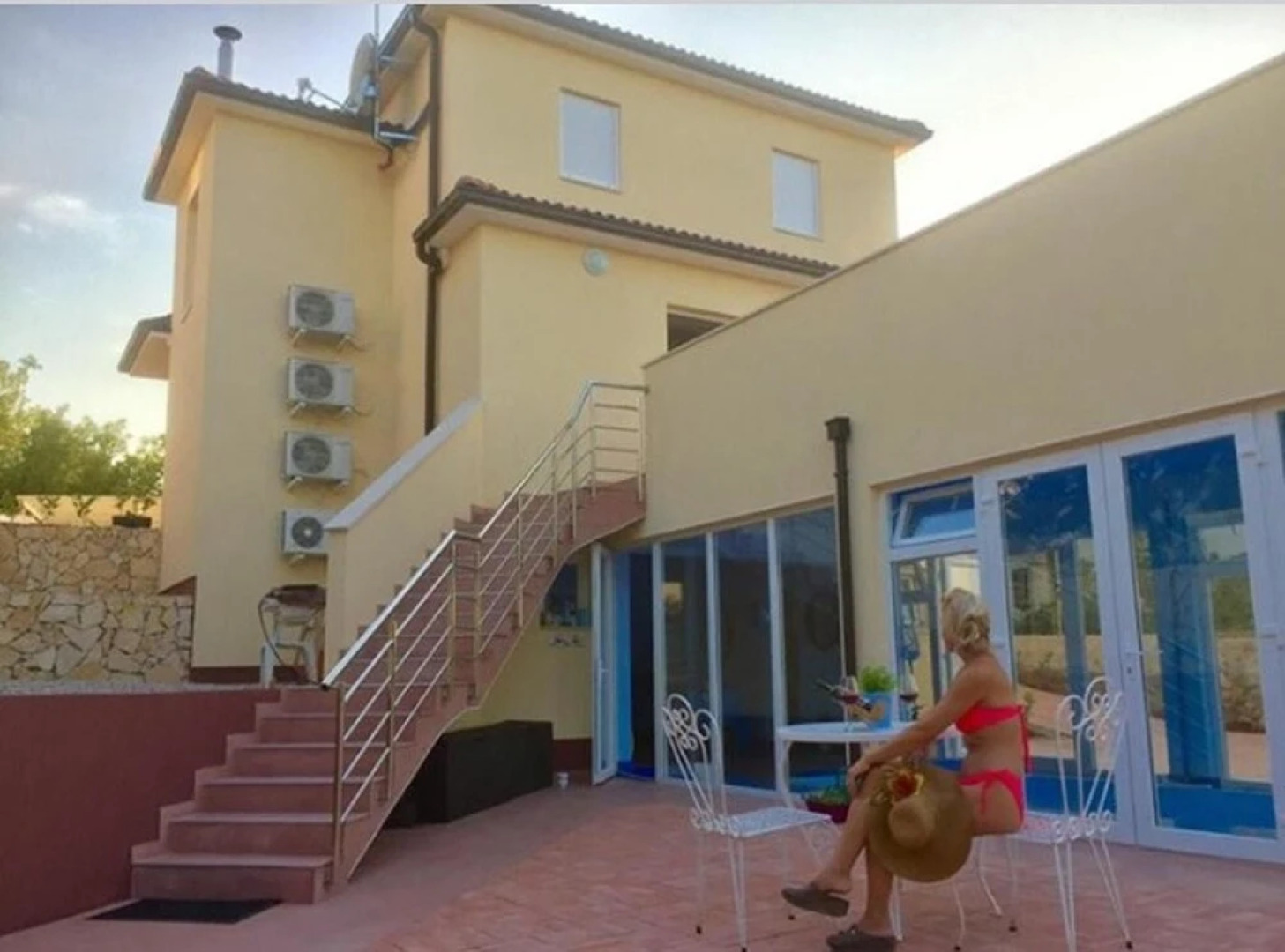 Villa With 4 Bedrooms in Klimno, With Wonderful sea View, Indoor Pool,