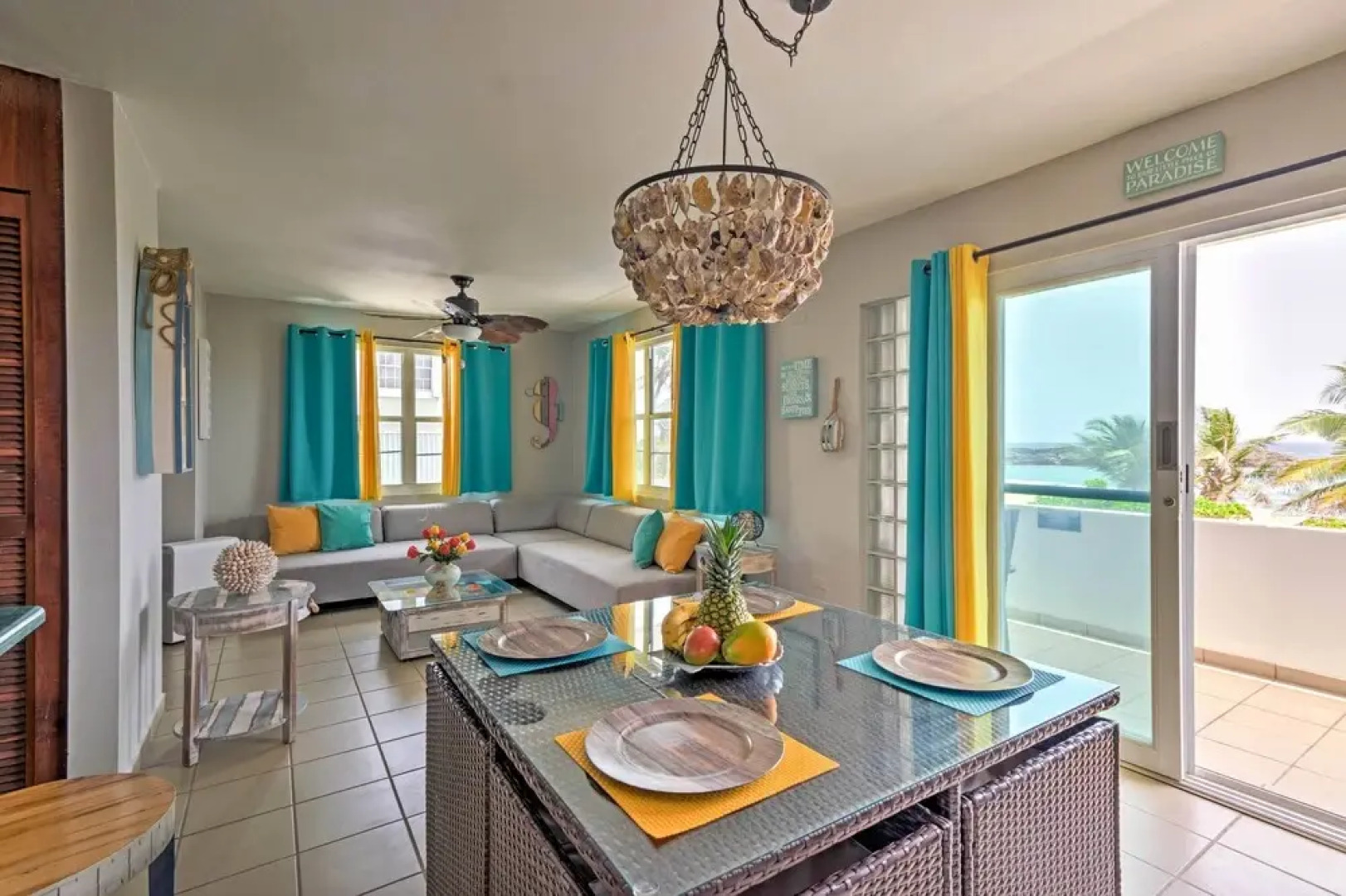 Tropical Caribbean Bungalow w/ Ocean Views & Pool