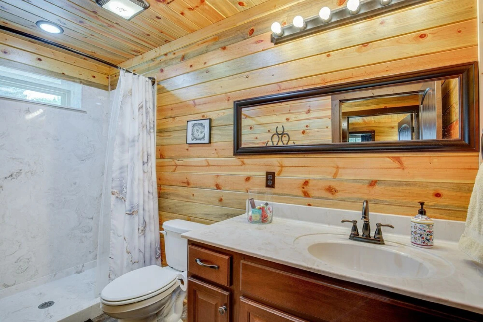 Fire Pit at Dog-friendly Countryside Quitman Cabin