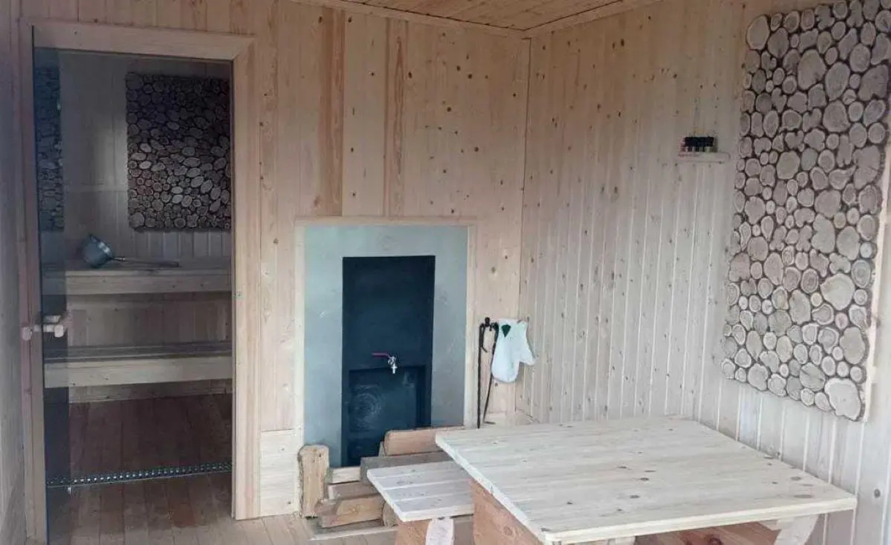 Барн с баней на дровах