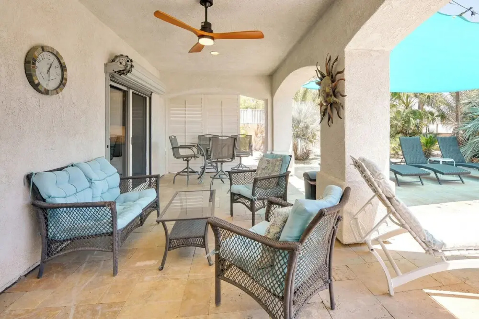 Pool, Patio & Grill: Desert Hot Springs Retreat!