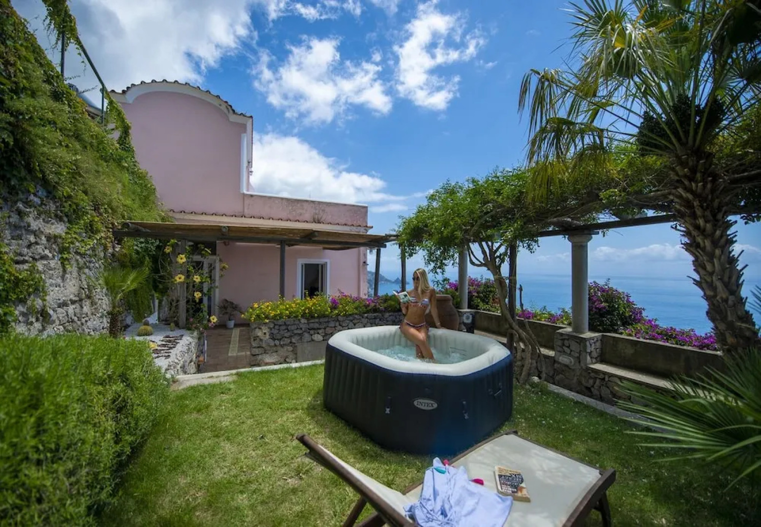Casale Fralisa - Marvelous Terrace and hot tub With sea View