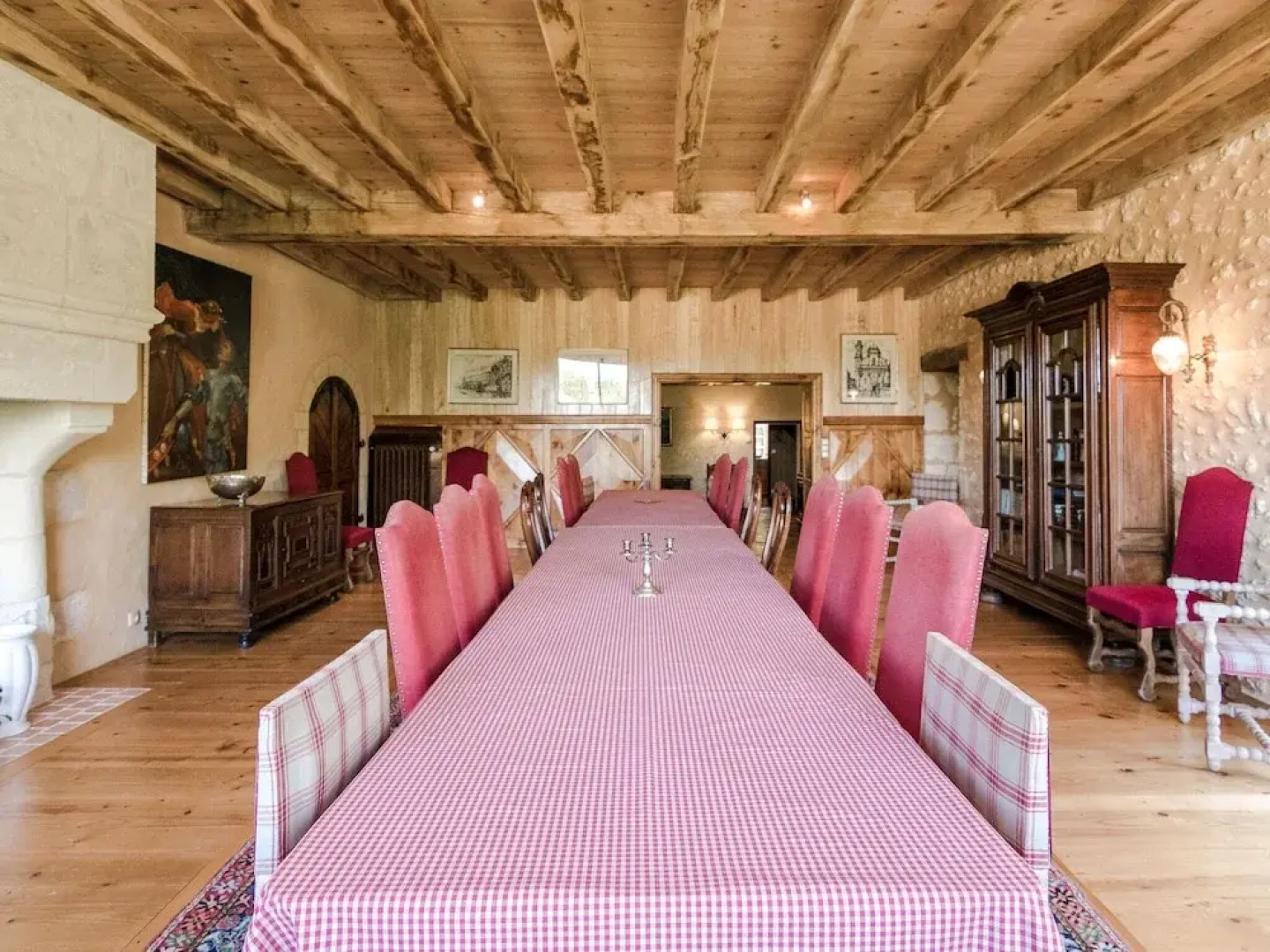 Ritzy Mansion in Sourzac With Tennis Court, Pool & Gym