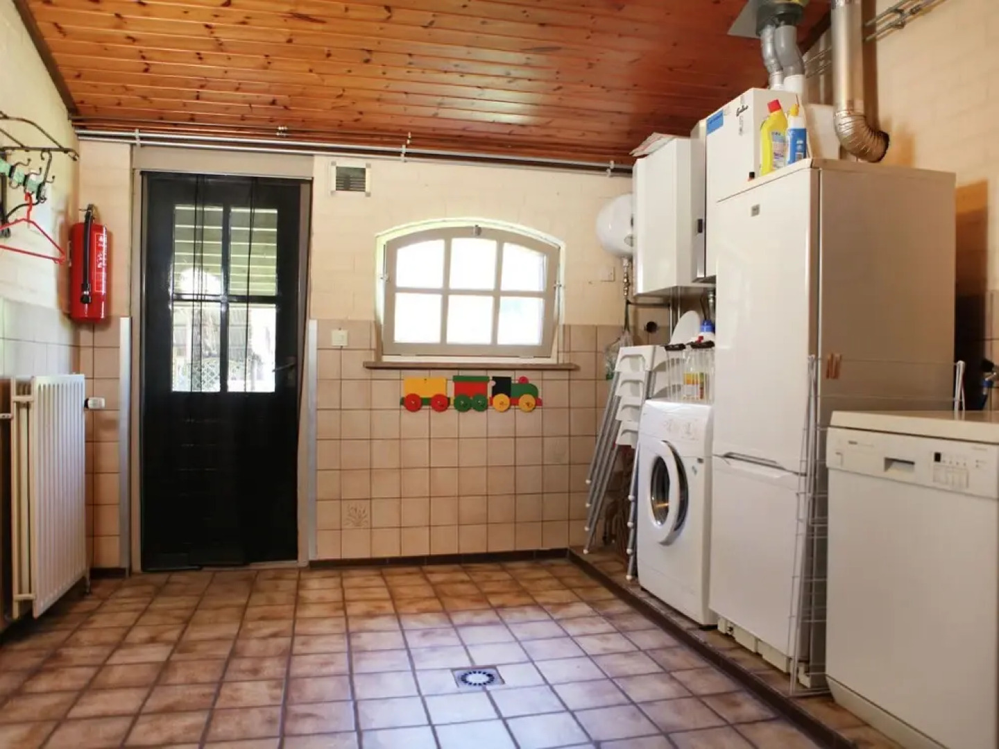 completely renovated back part of a farm