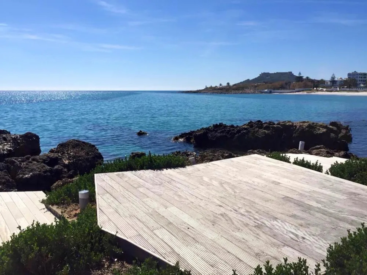 Villa With 4 Bedrooms in Kelibia, With Wonderful sea View, Enclosed Ga