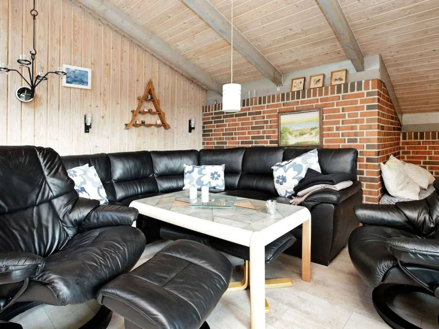 Vintage Holiday Home in Henne With Sauna