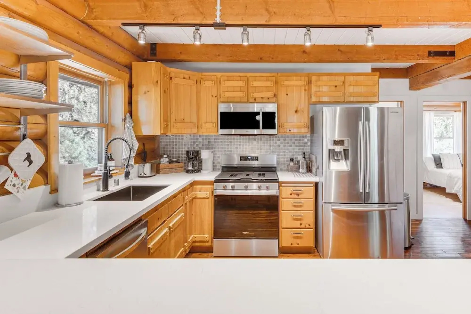 Community Pool: Modern Cabin in Pine Mountain Club