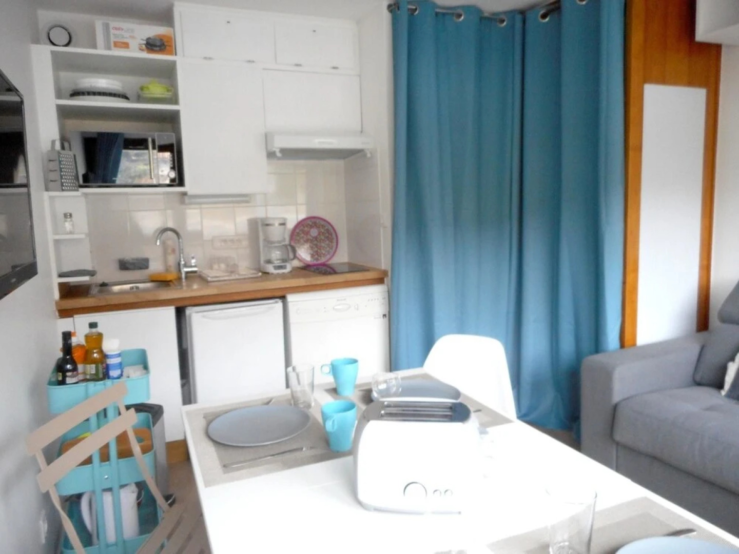 Studio in Huez, With Wonderful Mountain View