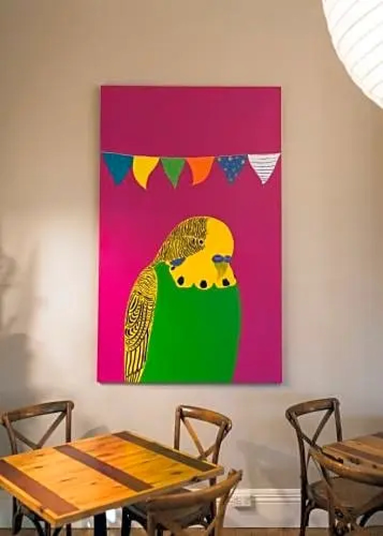 The Commercial Quarters - Room 2-has air conditioning, free WIFI, TV and fridge