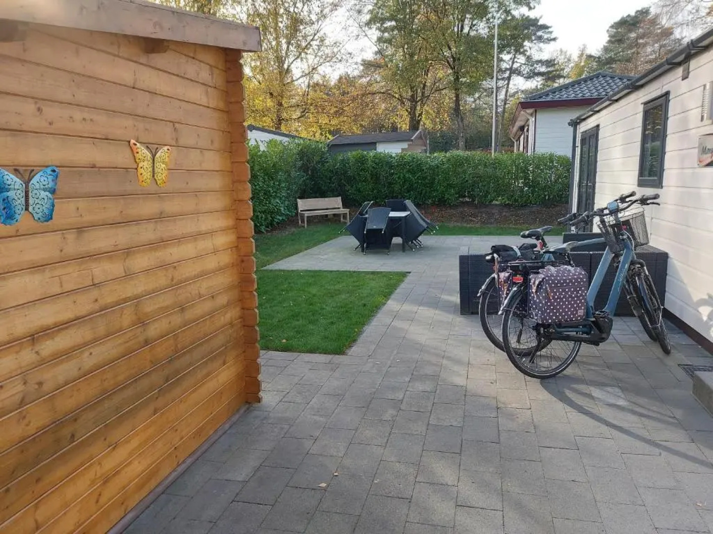 Chalet Wanama. Gelegen op het vakantiepark Het Lierderholt op de veluwe.