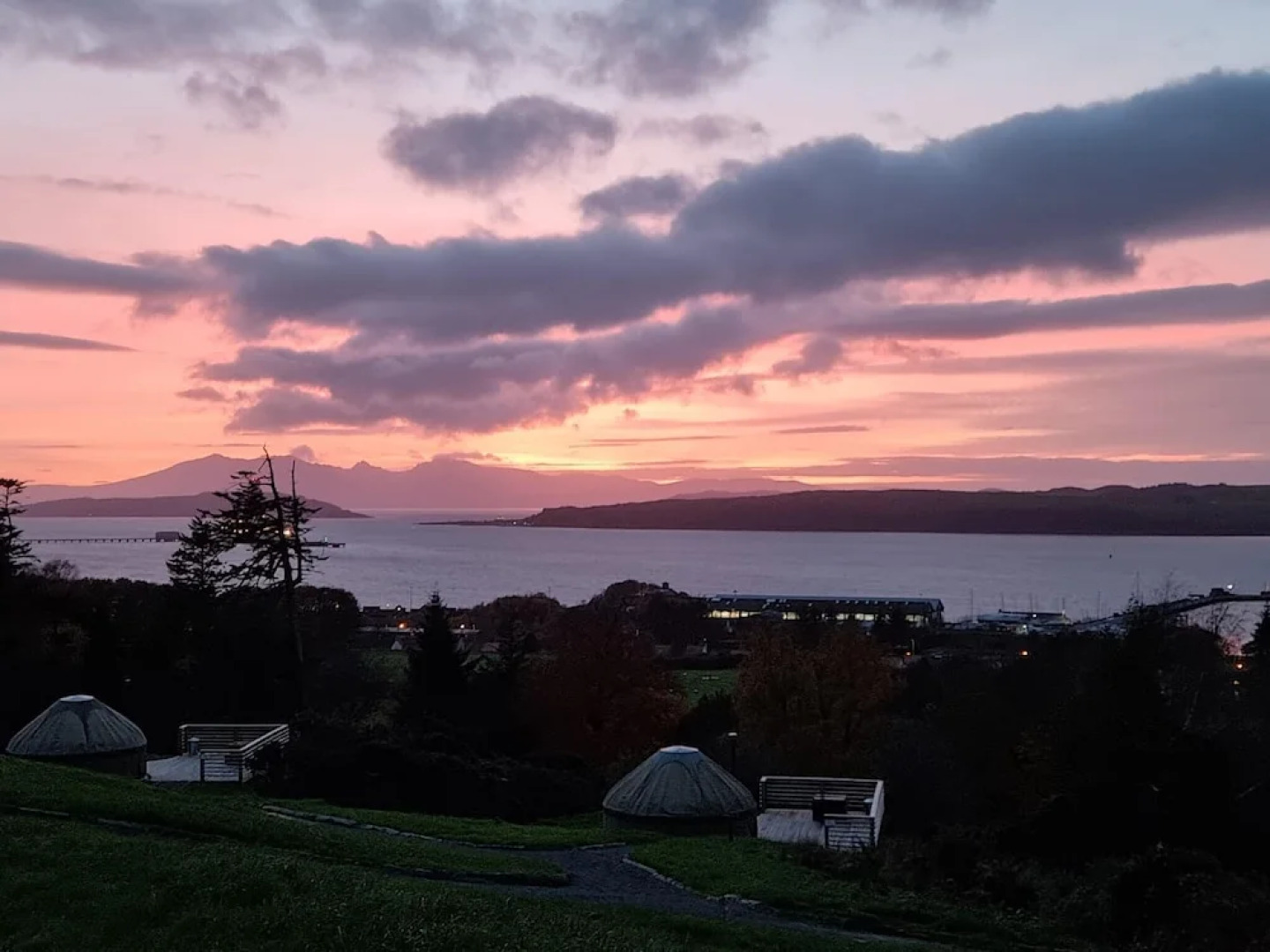 Charming Yurt in Kelburn Estate Near Largs
