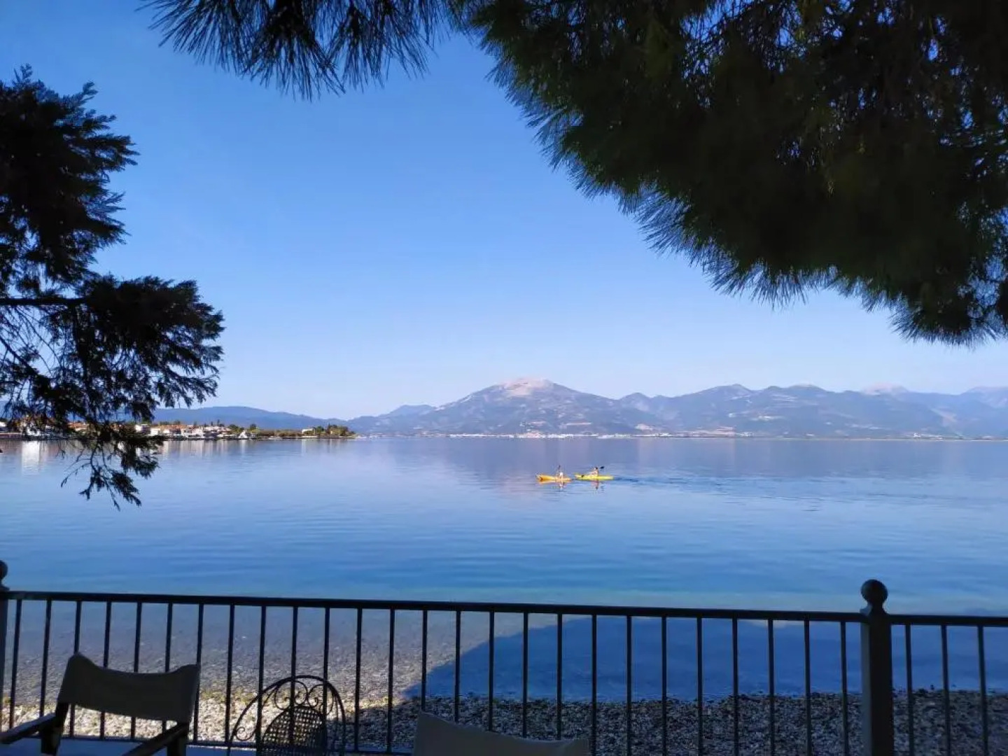 Sea front house on the beach, Peloponnese