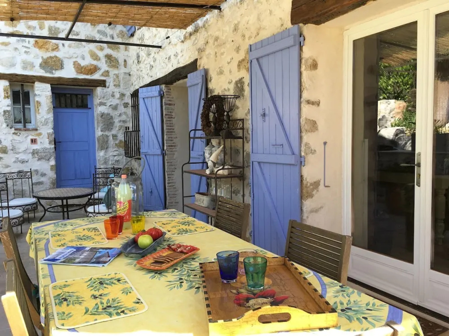 Stone Villa in Saint-jeannet With Roofed Terrace and Garden