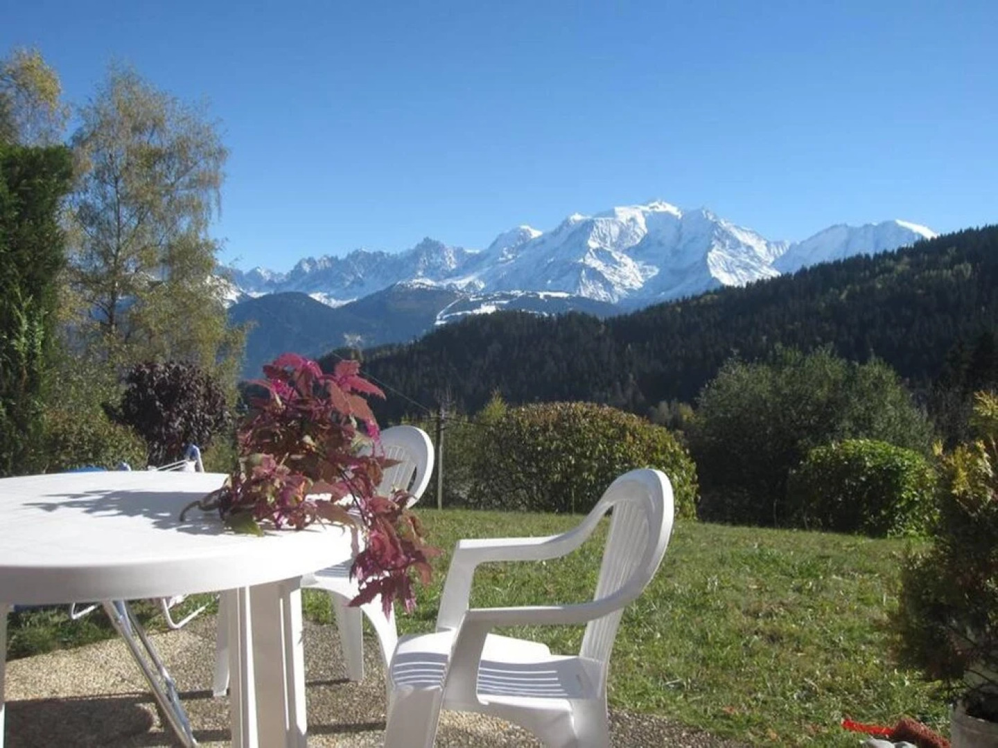 Studio in Cordon, With Wonderful Mountain View, Furnished Terrace and