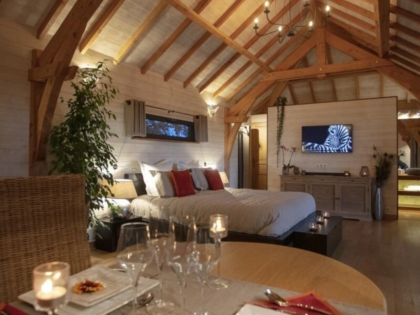 Cabane de Prestige avec Jacuzzi et Sauna privatifs