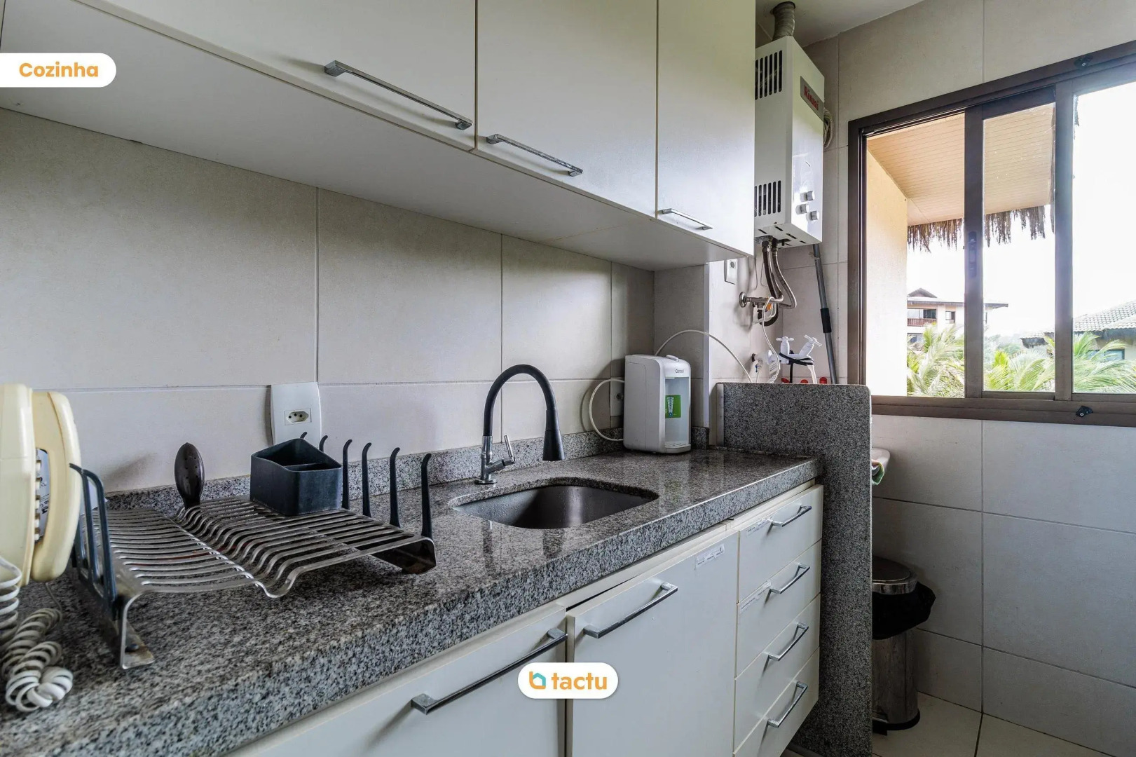 Estúdio de 39 m2 com rede na varanda no VG Sun Cumbuco por Tactu