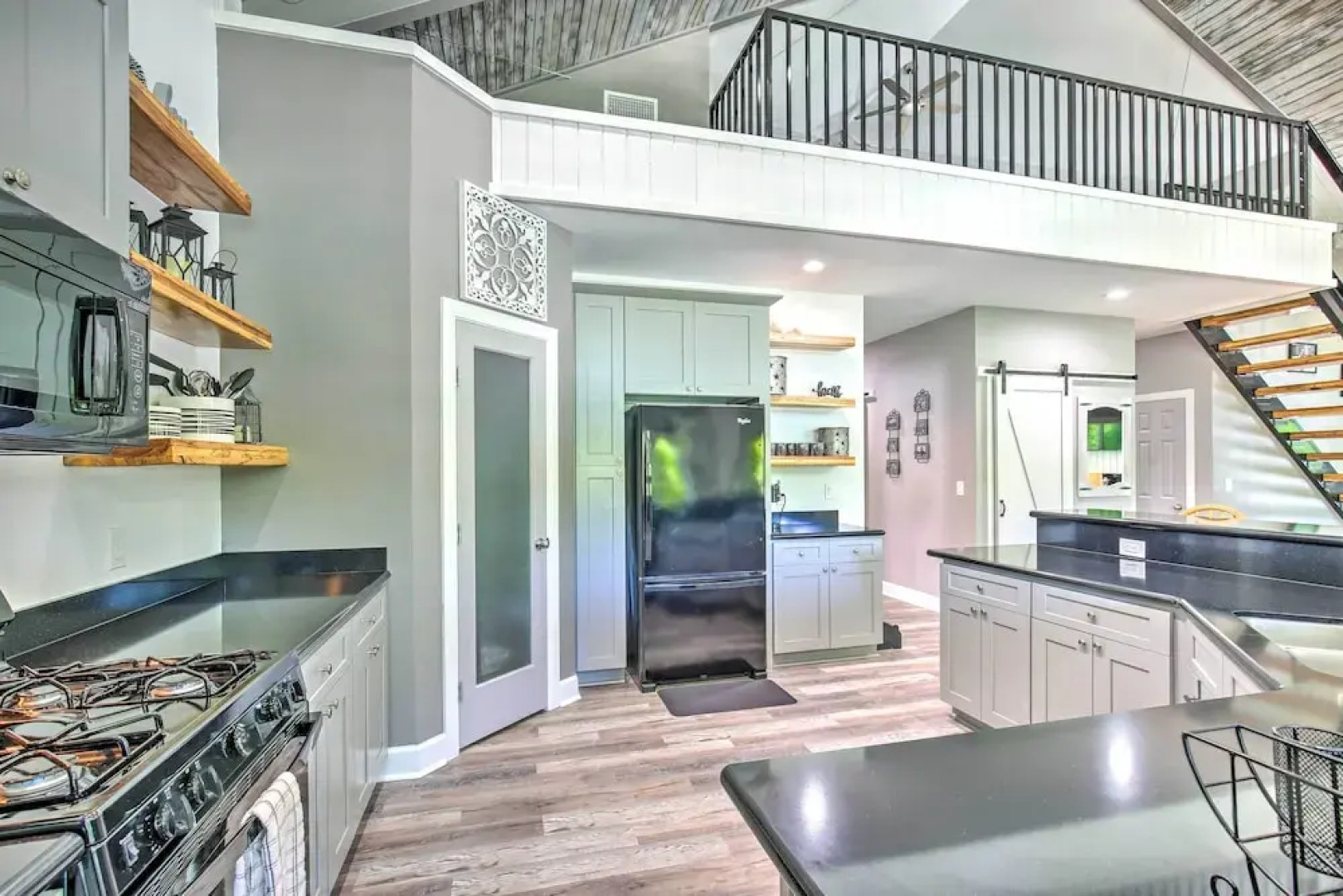 Outdoor Entertainment Space: Home in Mcqueeney