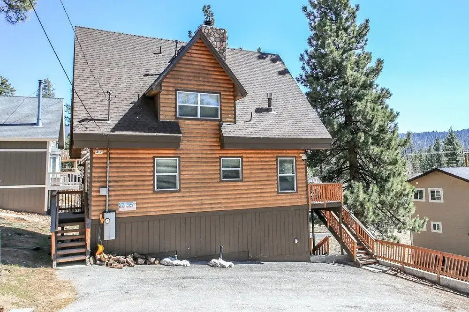 RedAwning "Cabin Big Bear" by the Lake