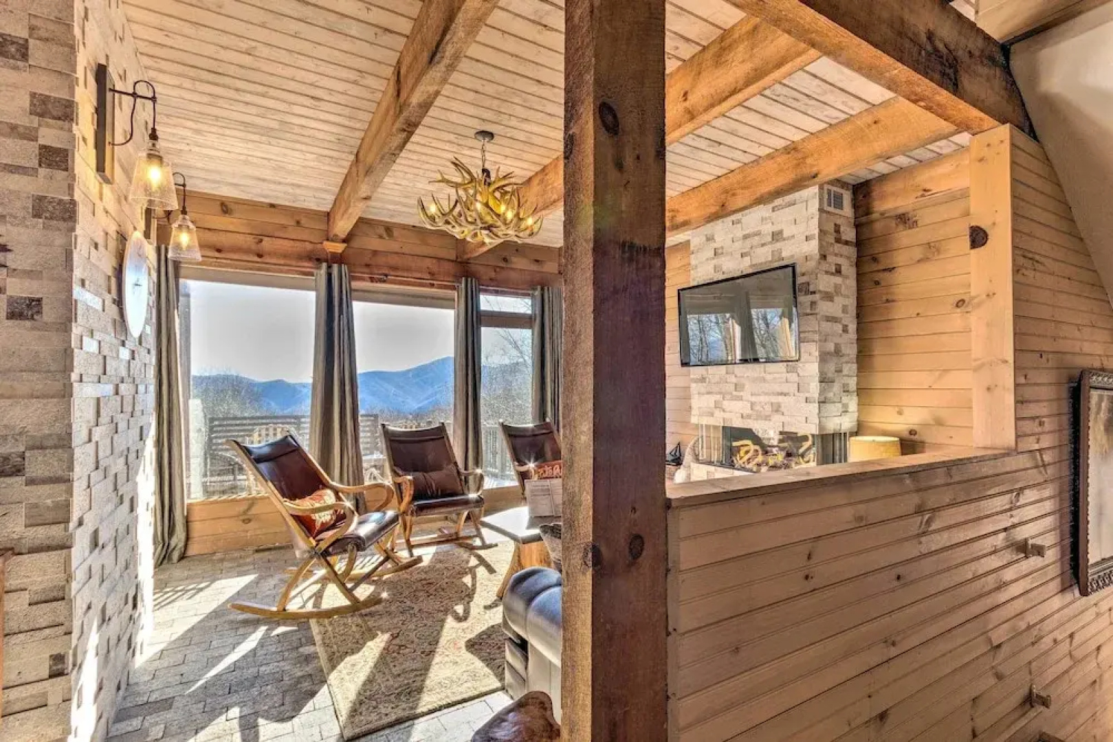 Golf, Sauna, Creek: Spectacular Smoky Mtn-view Gem