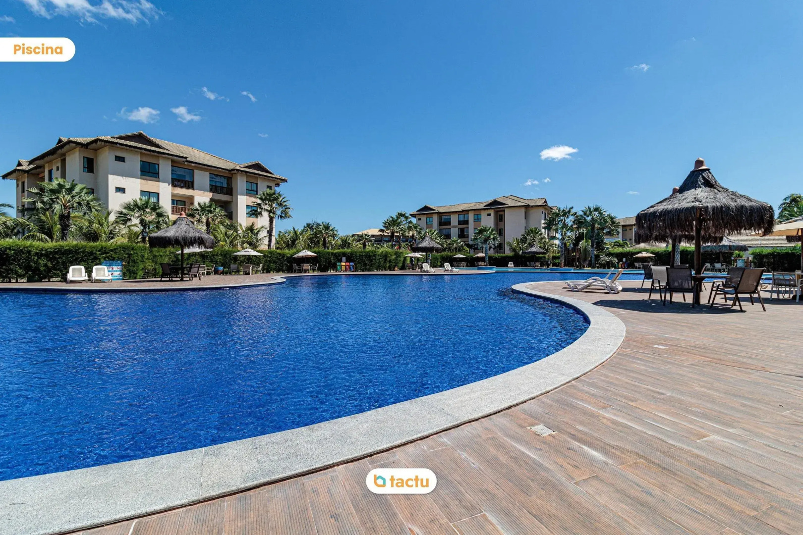 Estúdio de 39 m2 com rede na varanda no VG Sun Cumbuco por Tactu