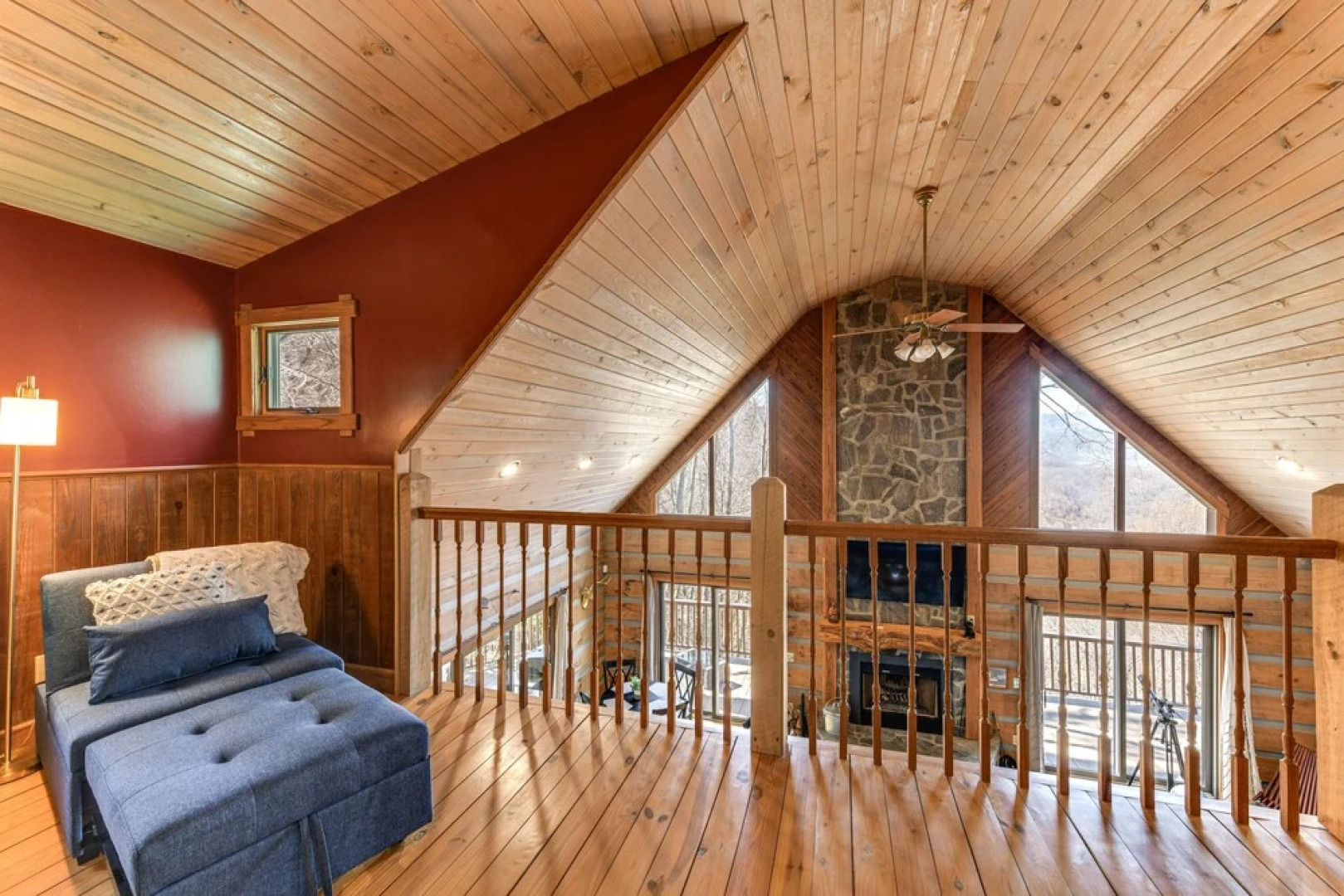 Spacious Maggie Valley Cabin w/ Waterfall On-site!
