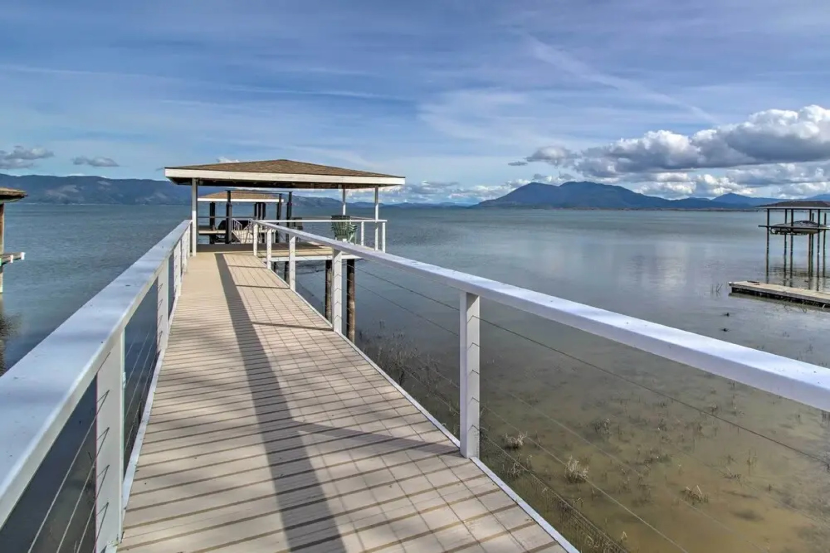 Spacious Lakeport Home w/ Dock & Mtn Views!
