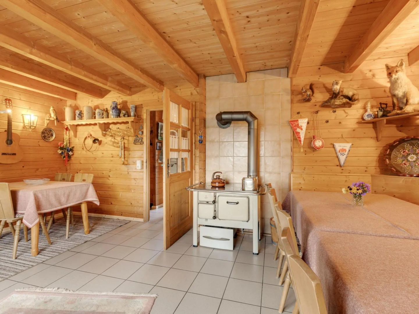 Holzferienhaus in Hinterrod mit Sauna